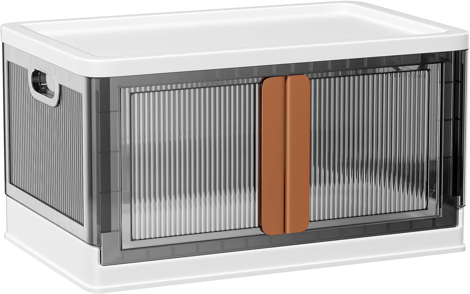 iDesign Cade Lidded Storage Bin, Blush