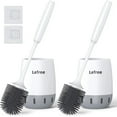 thumbnail image 1 of Lefree Toilet Brush and Caddy Bowl Cleaner Holder Set for Bathroom (2Pack), 1 of 8