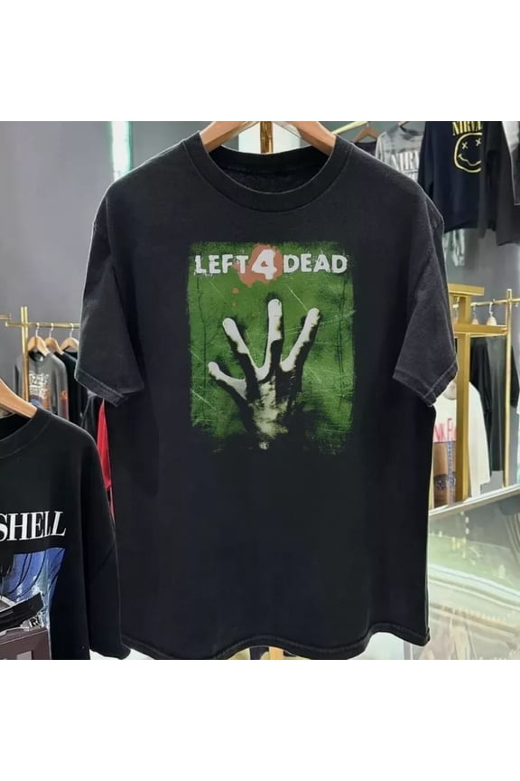 Left 4 Dead Graphic 2008 Grunge Y2K Tapout Affliction T-Shirt