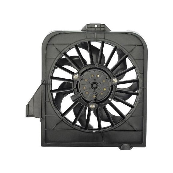 Left Auxiliary Fan Assembly - Compatible with 2001 - 2005 Chrysler Town & Country 2002 2003 2004
