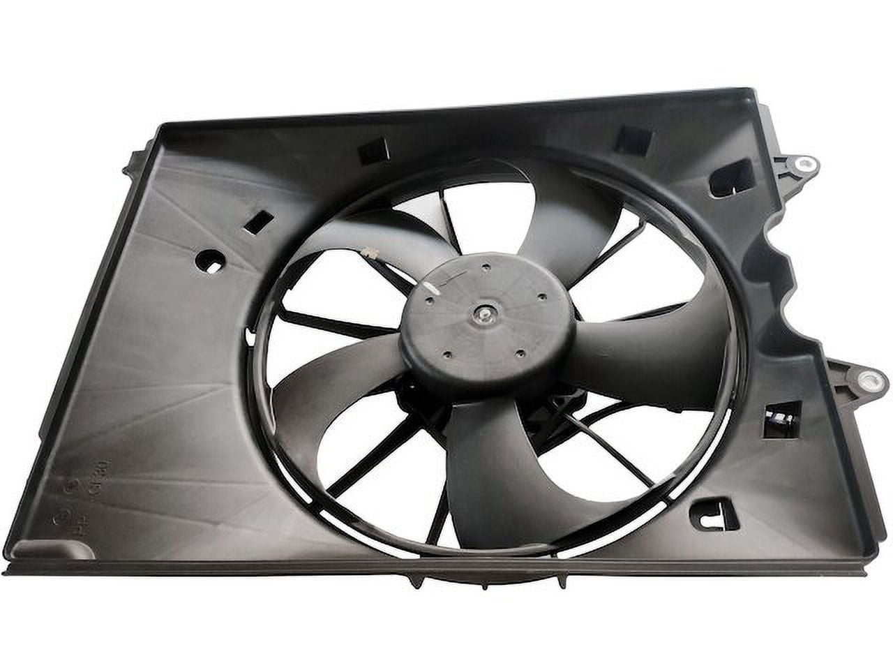 Left Auxiliary Engine Cooling Fan Assembly For 2016-2022 Honda Pilot - 99142GB (3.0L/3.5L V6) - View #2