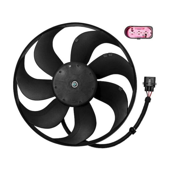 Left Auxiliary Fan Motor - Compatible with 1999 - 2005 Volkswagen Jetta 2000 2001 2002 2003 2004
