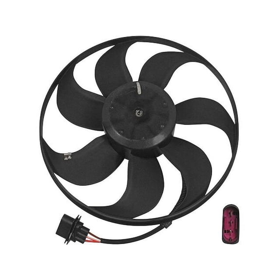 Left Auxiliary Fan Motor - Compatible with 2004 Volkswagen R32 3.2L V6