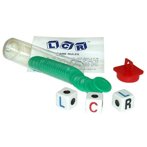 Left Center Right Dice Game - Green