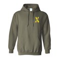 thumbnail image 1 of Left Chest Ribbon Ukraine Ukrainian Pride DT Sweatshirt Hoodie, 1 of 2