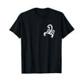 thumbnail image 1 of Left Chest Scorpio Design Funny Arachnologist Scorpion T-Shirt, 1 of 5