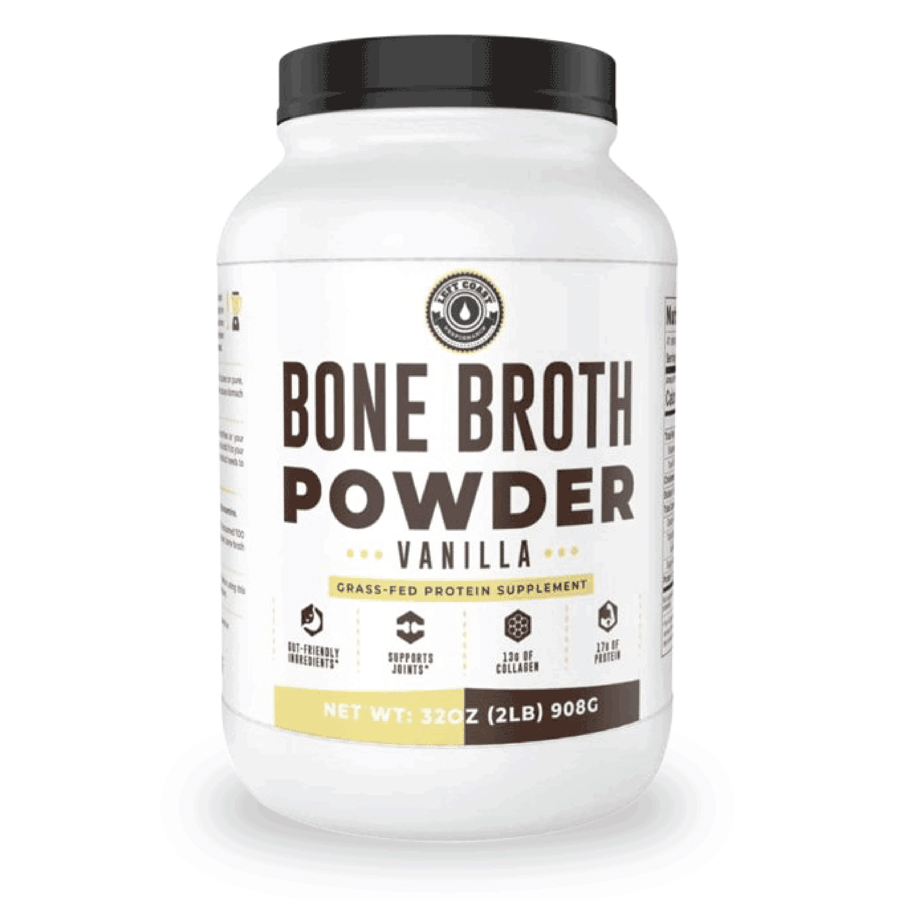 Beef Bone Broth Powder, 1.2 lbs (544 g) Bottle