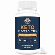 Keto Electrolyte Supplement, 180 Capsules. Electrolyte Pills for Ketogenic Diet. Magnesium, Potassium, Sodium, Calcium. Keto Tablets for Hydration Support* by Left Coast Performance