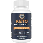 Left Coast Performance Keto Electrolyte Supplement Tablets - Magnesium, Sodium, Potassium & Minerals for Diet Support & Body - 180 Ct