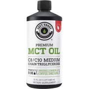 Left Coast Performance MCT Oil C8 C10 for Mental Energy and Focus Support, 100% Coconut Oil, 32 fl oz