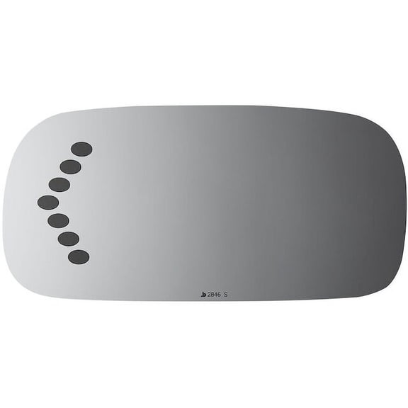 Left Door Mirror Glass - Compatible with 2003 - 2005 Cadillac DeVille 2004