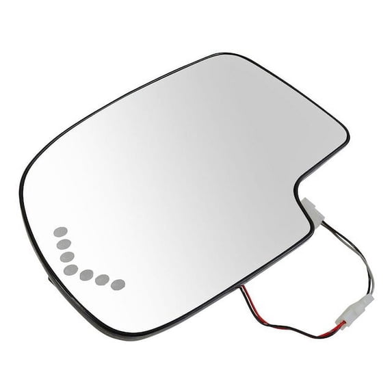 Left Door Mirror Glass - Compatible with 2003 - 2006 GMC Sierra 2500 HD 2004 2005