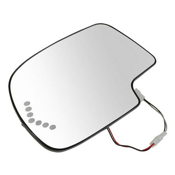 Left Door Mirror Glass - Compatible with 2007 Chevy Silverado 1500 Classic