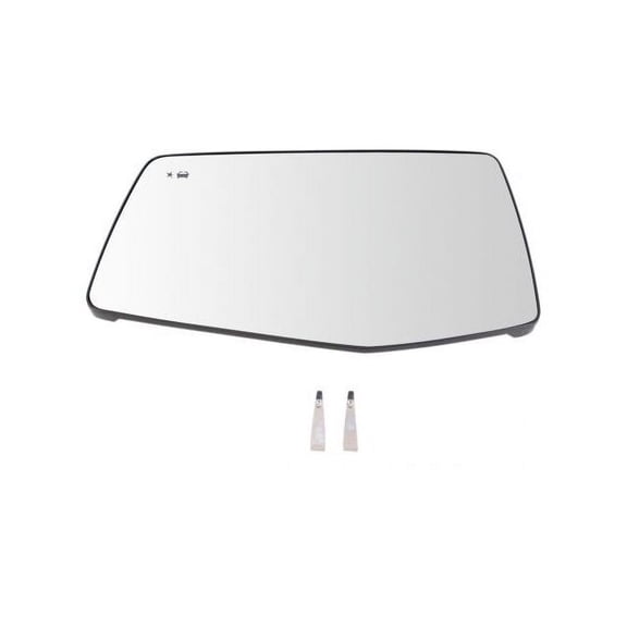 Left Door Mirror Glass - Compatible with 2022 Chevy Silverado 1500 LTD