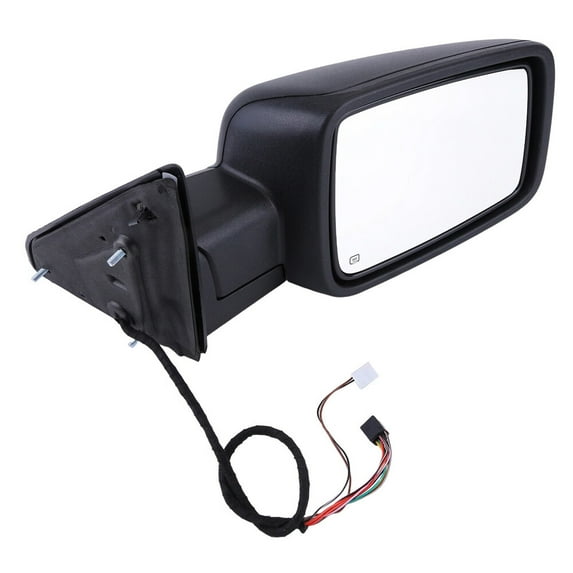 Left / Driver For 2013-2019 Dodge Ram 1500 Power Fold+ Temp Sensor Mirror+Heated