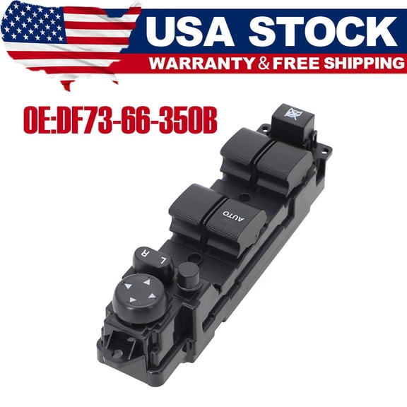 Left Driver Front Power Window Switch For 2011-2013 Mazda 2 1.5L DF73-66-350B
