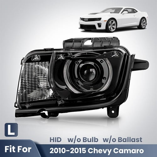 Left Driver HID Headlight For 2010-2015 Chevy Camaro LS SS LT 2012-15 Camaro ZL1