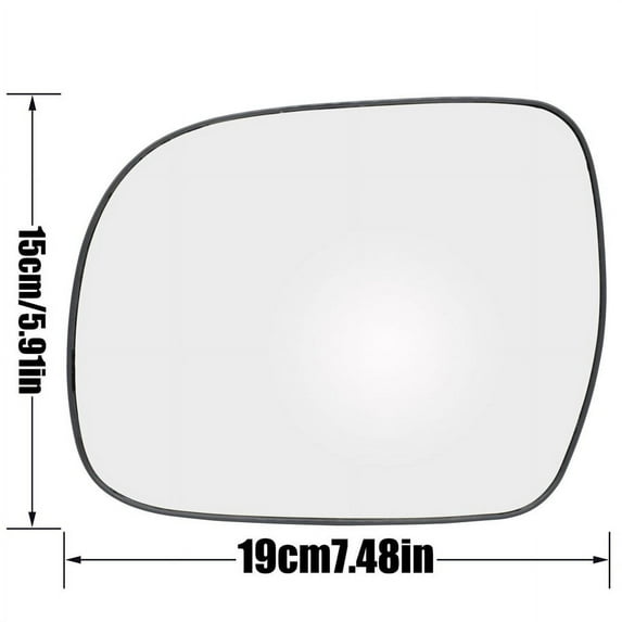 Left Driver Heated Side Mirror Glass 879610K050 For Lexus RX330 RX350 RX400H New