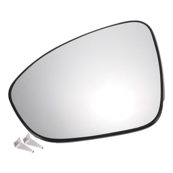 Left Driver Rearview Mirror Glass Replacement Heated White Glass with Back Fit for Dacia Sandero