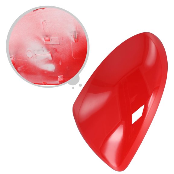 Left Driver Right Passenger Side Mirror Cap Cover Shell For Mazda 3 For M3 17-19 Red Fangkenuo
