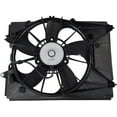 thumbnail image 1 of Left Driver Side Auxiliary A/C Condenser Radiator Fan Assembly - Compatible with 2016 - 2022 Honda Pilot Sport Utility 3.5L V6 2017 2018 2019 2020 2021, 1 of 4