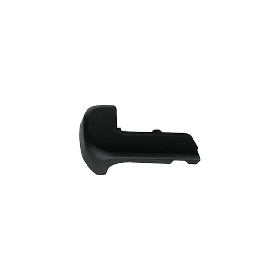 Left Driver Side Bumper End - Black - without Park Assist Sensor Holes - Compatible with 2016 - 2019 Toyota Tacoma 4WD RWD 2017 2018 2020 2021