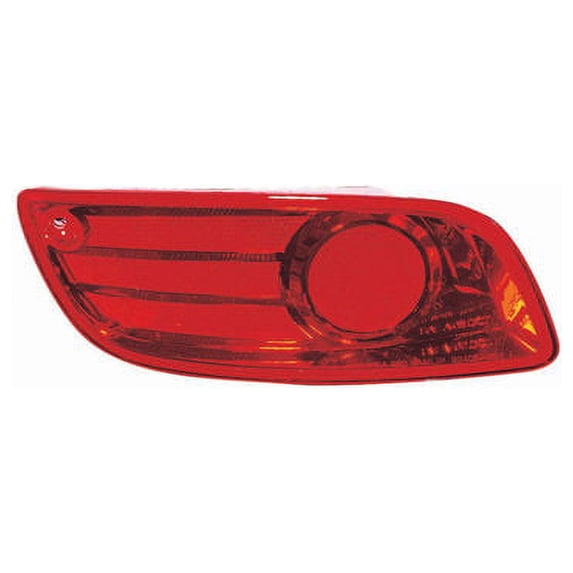 Left Driver Side Bumper Reflector - Compatible with 2007 - 2009 Hyundai Santa Fe 2008