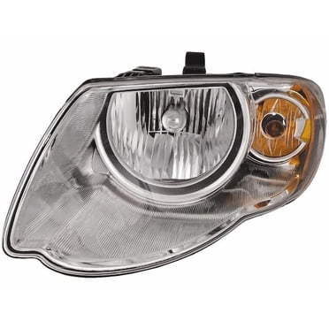 PM Auto Halogen Headlights Assembly For 2005-2007 Chrysler Town & Country – Direct Fit, Left+Right, 3-Year Warranty