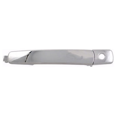 Rear Left Driver Side Exterior Door Handle For 2008-2013 Nissan Rogue – Chrome, Direct Replacement