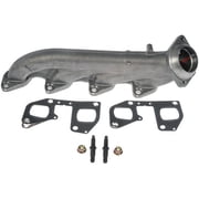Left Driver Side Exhaust Manifold - with Gaskets, Studs, and Nuts - Compatible with 2011 - 2019 Ford F-250 Super Duty 6.2L V8 2012 2013 2014 2015 2016 2017 2018