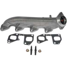Left Driver Side Exhaust Manifold - with Gaskets, Studs, and Nuts - Compatible with 2011 - 2019 Ford F-250 Super Duty 6.2L V8 2012 2013 2014 2015 2016 2017 2018