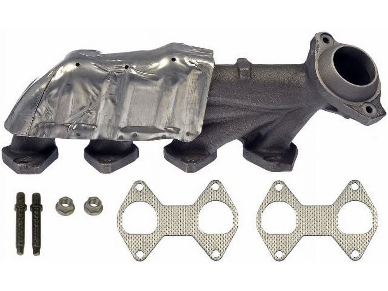 Left Driver Side Exhaust Manifold - with Gaskets, Studs, and Nuts - Compatible with 2004 - 2010 Ford F-150 5.4L V8 2005 2006 2007 2008 2009