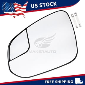 Left Driver Side Exterior Mirror Glass Heated for 2016-2018 Toyota Rav4 2.5L L4
