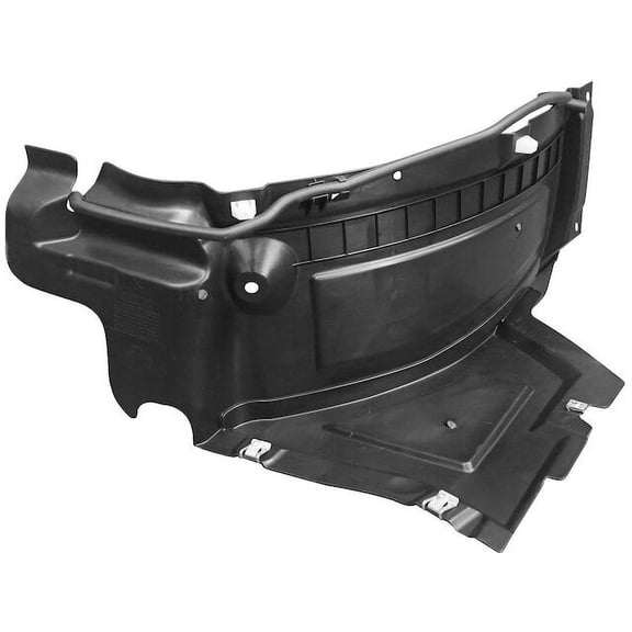 Left Driver Side Fender Splash Shield - Compatible with 2016 - 2018 Audi A6 Quattro 2017