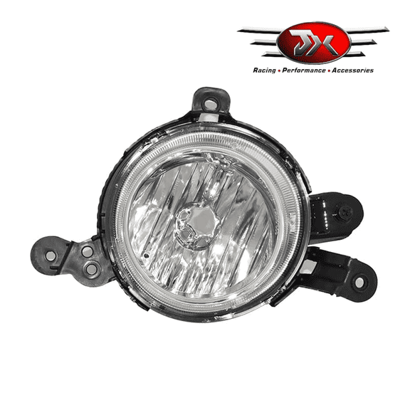 JX RACING·PERFORMANCE·ACCESSORIES Left Driver Side Fog Lamps Compatible with Kia Soul 2014-2016 Fog Lights Assembly Pair LH Halogen Clear Lens W/Bulb