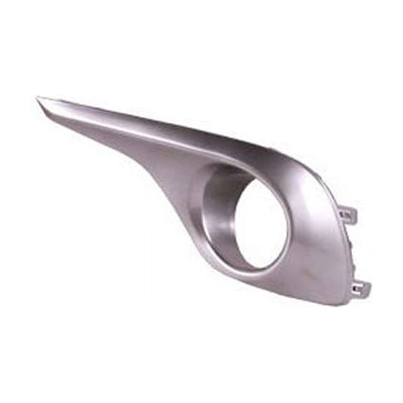 Left Driver Side Fog Light Bezel - Compatible with 2011 - 2013 Toyota Highlander 2012