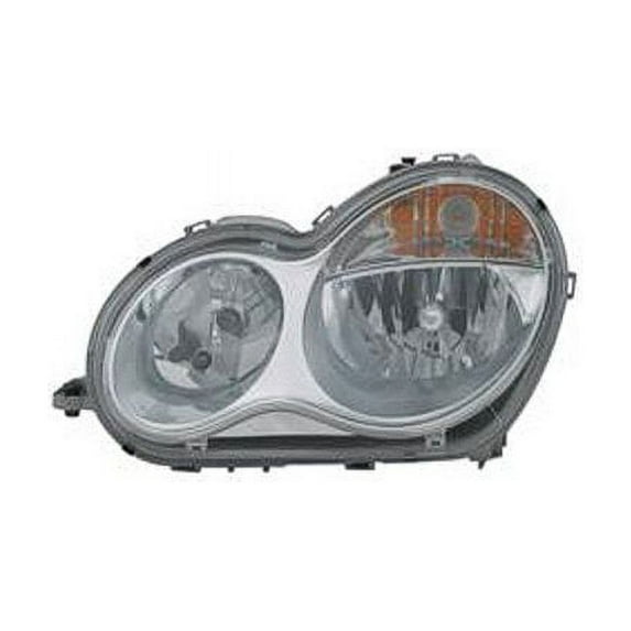 Left Driver Side Halogen Headlight Assembly - Compatible with 2005 - 2007 Mercedes Benz C230 2006