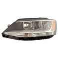 thumbnail image 1 of Left Driver Side Halogen Headlight Assembly - Compatible with 2011 - 2016 Volkswagen Jetta Sedan 2012 2013 2014 2015, 1 of 2