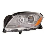 Left Driver Side Halogen Headlight Assembly - Compatible with 2012 - 2015 Mercedes-Benz ML350 2013 2014