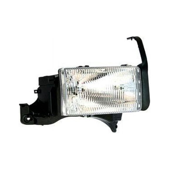 Left Driver Side Headlight Assembly - Compatible with 1994 - 2002 Dodge Ram 3500 1995 1996 1997 1998 1999 2000 2001