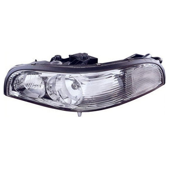 Left Driver Side Headlight Assembly - Compatible with 1997 - 2005 Buick Park Avenue 1998 1999 2000 2001 2002 2003 2004