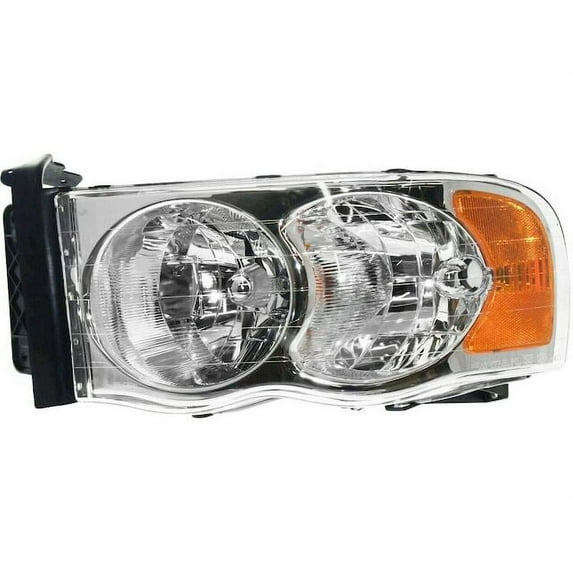 Left Driver Side Headlight Assembly - Compatible with 2003 - 2004 Dodge Ram 3500