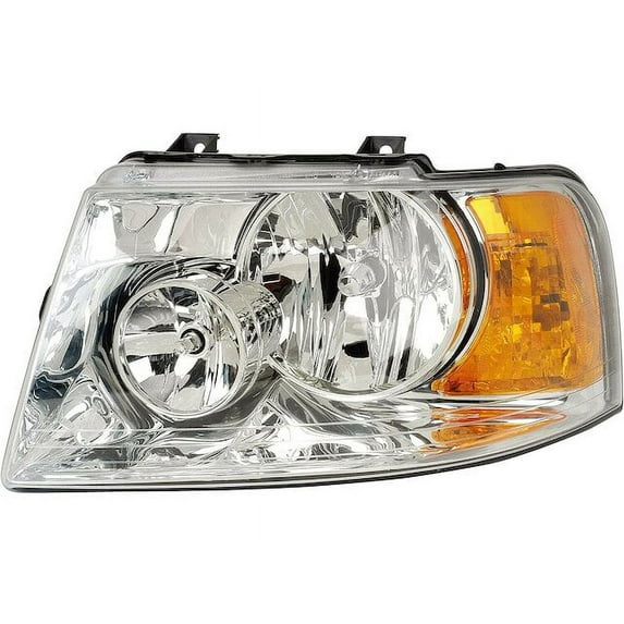 Left Driver Side Headlight Assembly - Compatible with 2003 - 2006 Ford Expedition (with Bright Bezel) 2004 2005