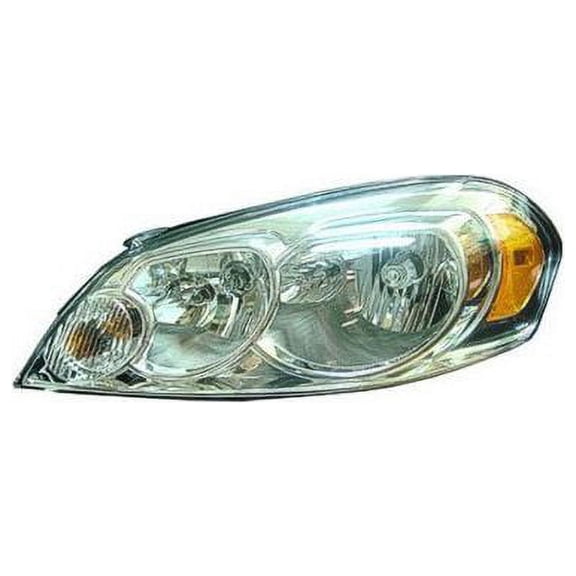 Left Driver Side Headlight Assembly - Compatible with 2006 - 2013 Chevy Impala 2007 2008 2009 2010 2011 2012