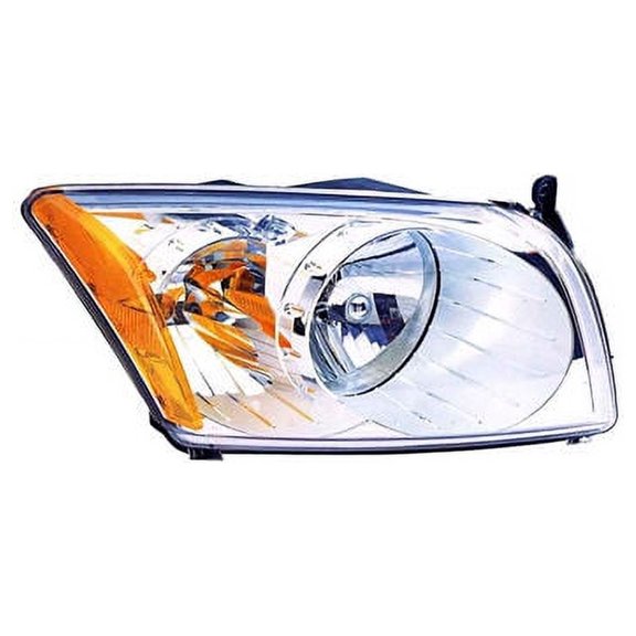 Left Driver Side Headlight Assembly - Compatible with 2007 - 2012 Dodge Caliber 2008 2009 2010 2011