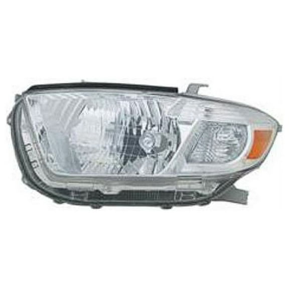 Left Driver Side Headlight Assembly - Compatible with 2008 - 2010 Toyota Highlander 2009