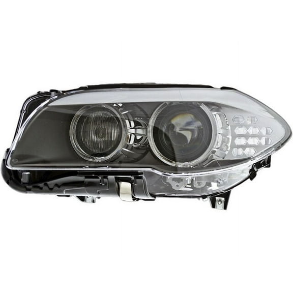 Left Driver Side Headlight Assembly - Compatible with 2011 - 2013 BMW 535i xDrive 2012