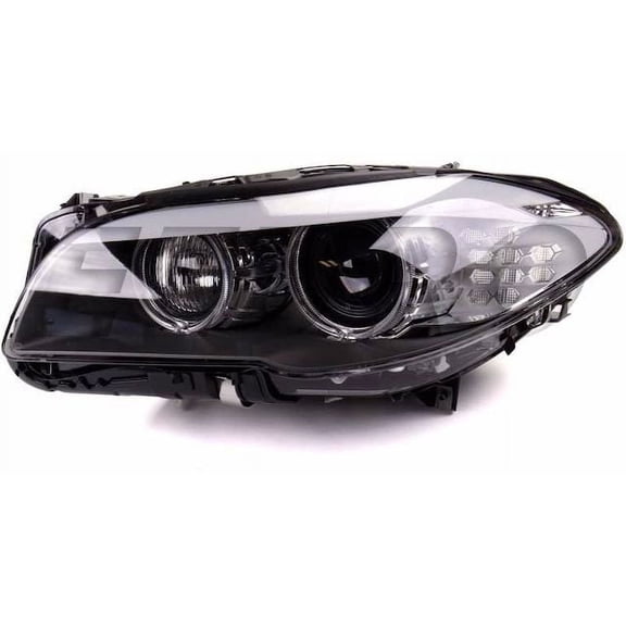 Left Driver Side Headlight Assembly - Compatible with 2011 - 2013 BMW 535i xDrive 2012