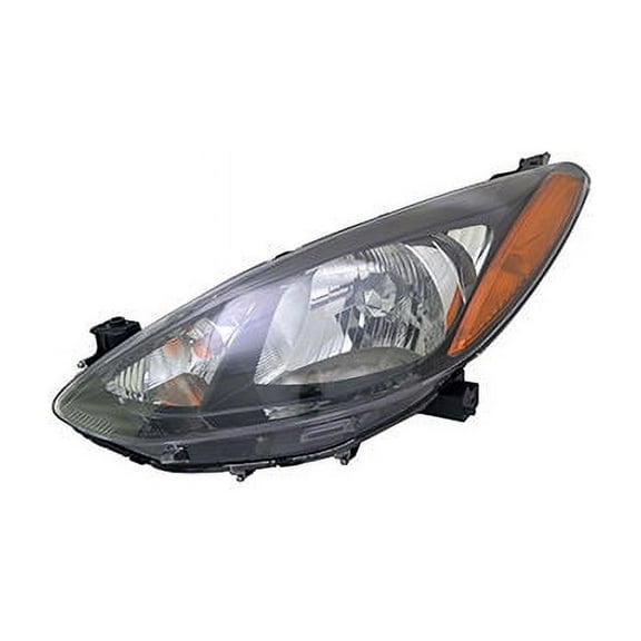 Left Driver Side Headlight Assembly - Compatible with 2011 - 2014 Mazda 2 2012 2013