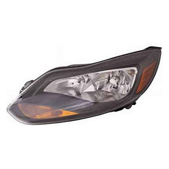 Left Driver Side Headlight Assembly - Compatible with 2012 - 2014 Ford Focus 2013